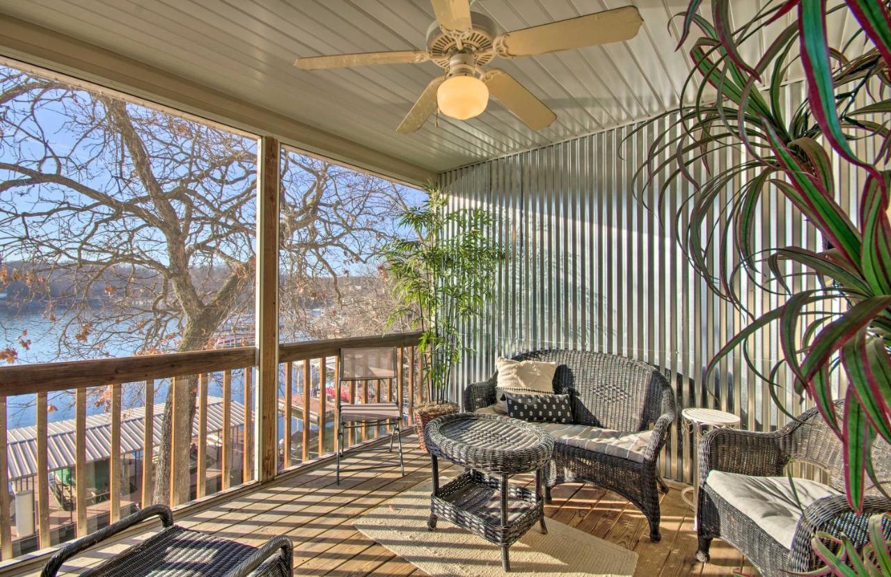 Waterfront Townhome With Private Dock And Lake Views بحيرة أوزارك المظهر الخارجي الصورة